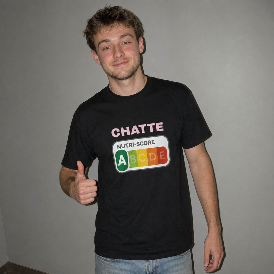 T-shirt Chatte
